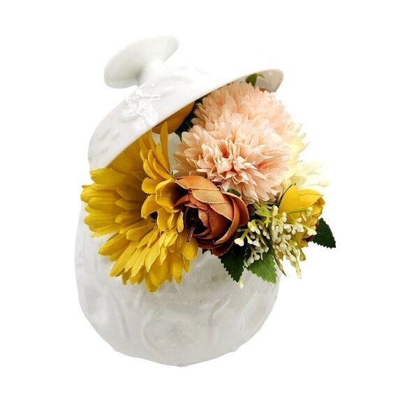 Vintage EL RANCHO Bryce Milk Gass Turnabout Cookie Jar / Canister Mid Century - Picture 14 of 14